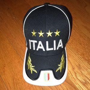 Authentic Black Italia FIFA World Cup Champion Hat
